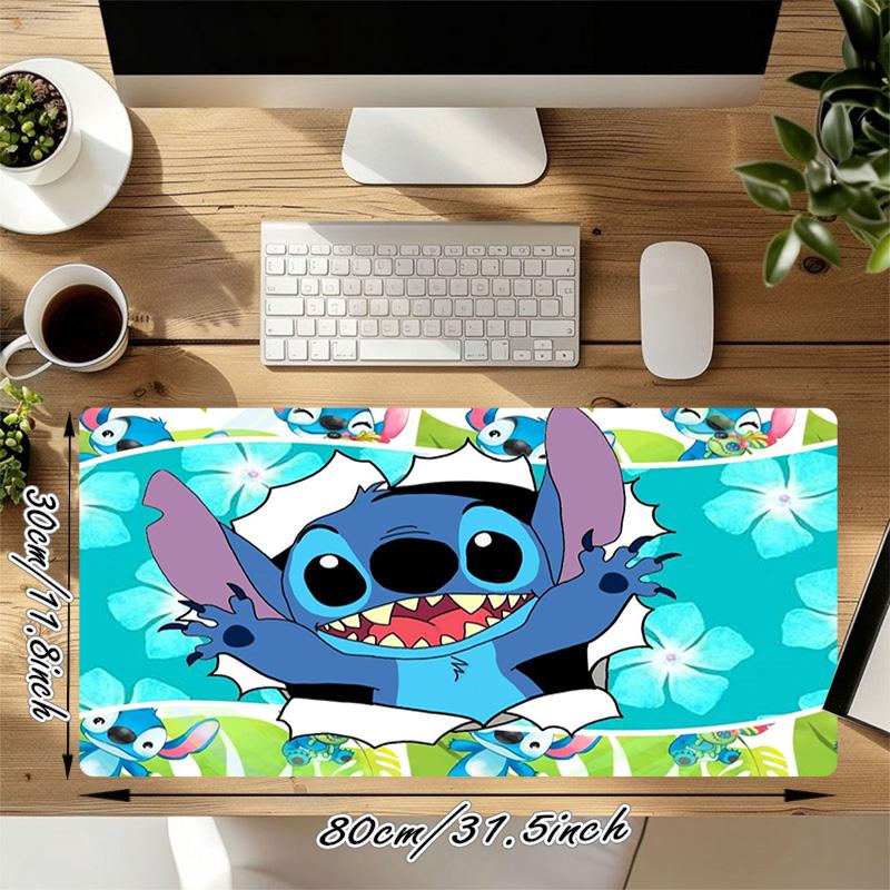 Stitch Party Xl Gaming Mouse Pad Nonslip Rubber Base Stitched Edge Waterproof Desk Mat For Pc Laptop Gamer Office Computer Accessories C92911