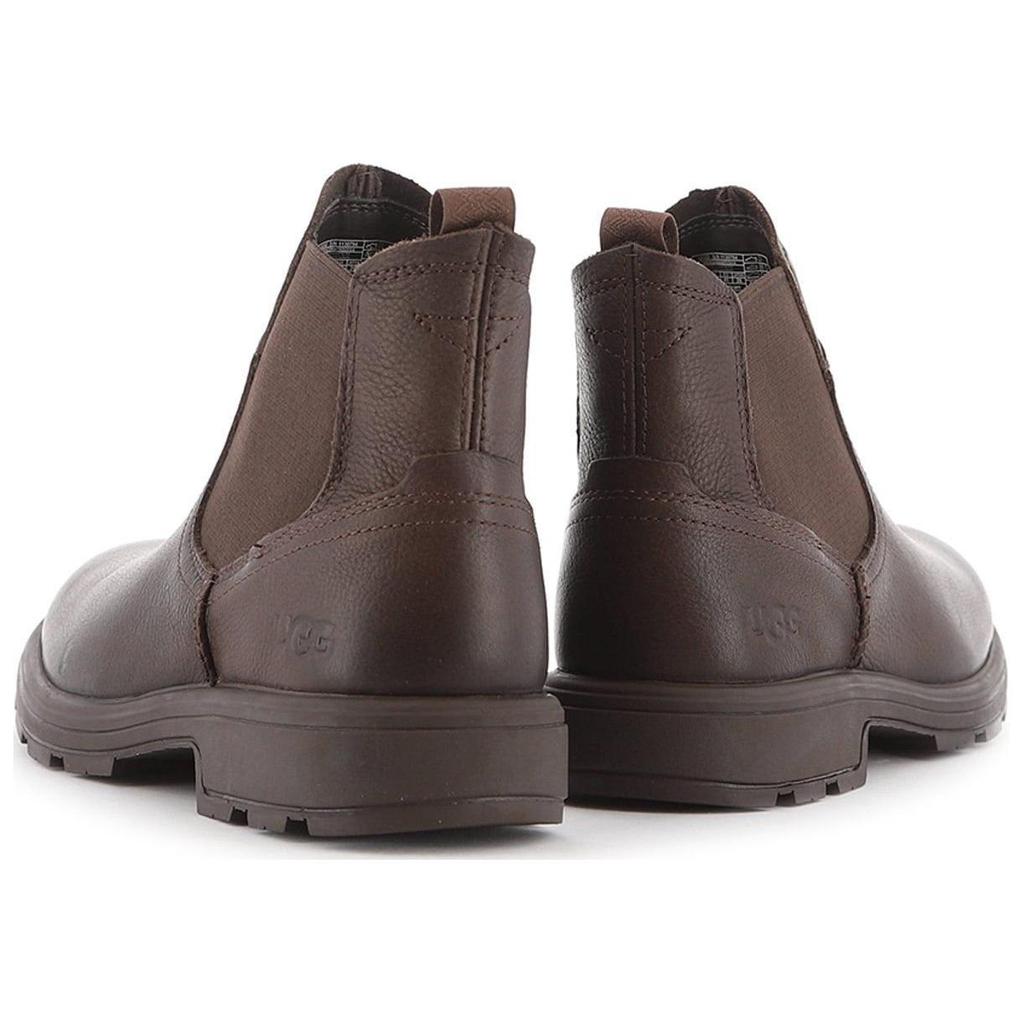 UGG Grizzly Biltmore Кожаные Модные Универсальные Короткие Ботинки Челси Мужские Ботинки Коричневый 1130794-GRZ