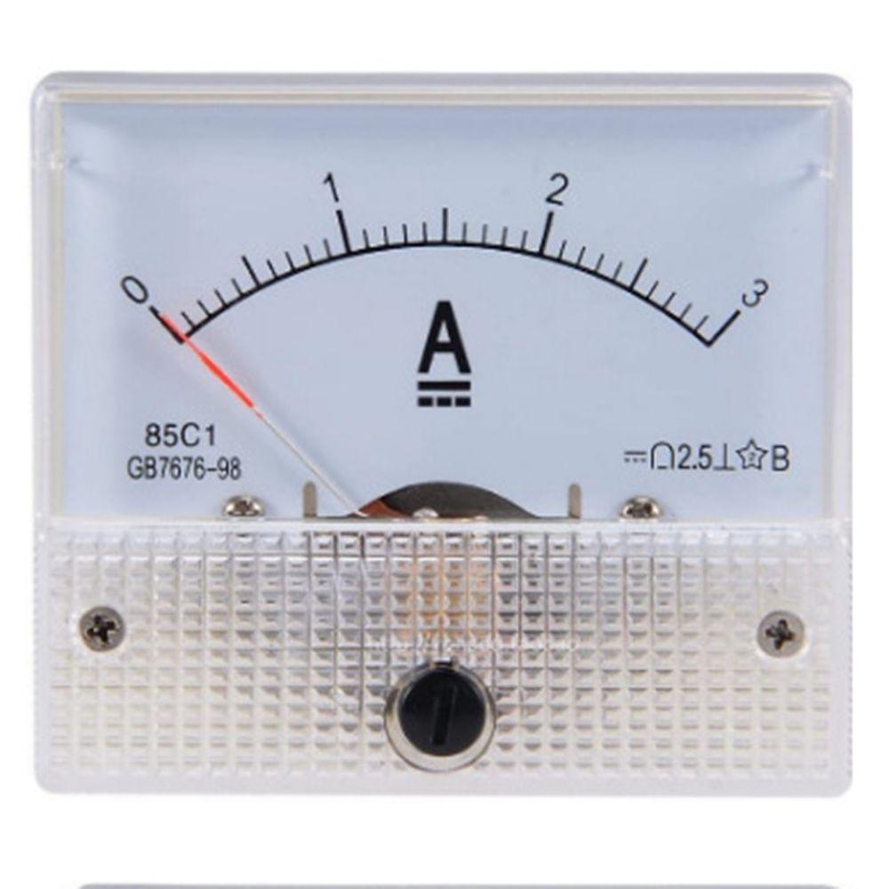 Амперметры 100 мкА/500 мкА/1 мА Амперметр 85C1 Аналоговый панельный измеритель Аналоговый панельный амперметр Миллиамперметр