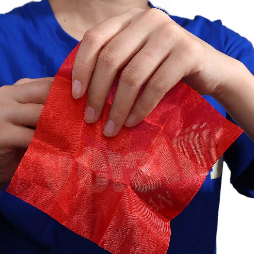Props Close-Up Red Silk Finger Magic Tricks Magic Tricks Scarf Disapper Magic Finger Thumb Tip