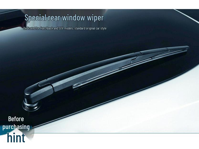 Silent Frameless Rear Wiper Blades for Focus, Buick Excelle, Bora, and Chevrolet Cars