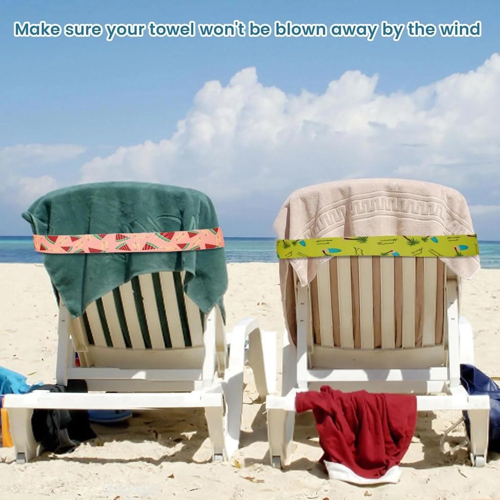 5 шт. Большое цветное хранилище для простыней с одеялами, хранилище для одежды с резинками, пляжные стулья, полотенца, ремни