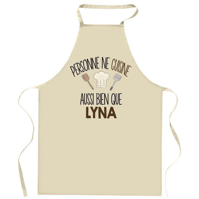 Tablier de cuisine - Planetee - Personnalisé (prénom) - Impression bretonne - Coton robuste