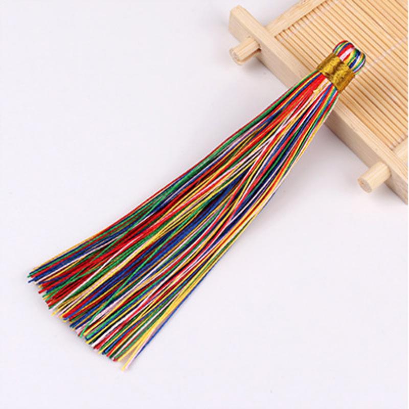 12cm High-Grade Vertical Tassel Car Hanging Sachet with Chinese Knot