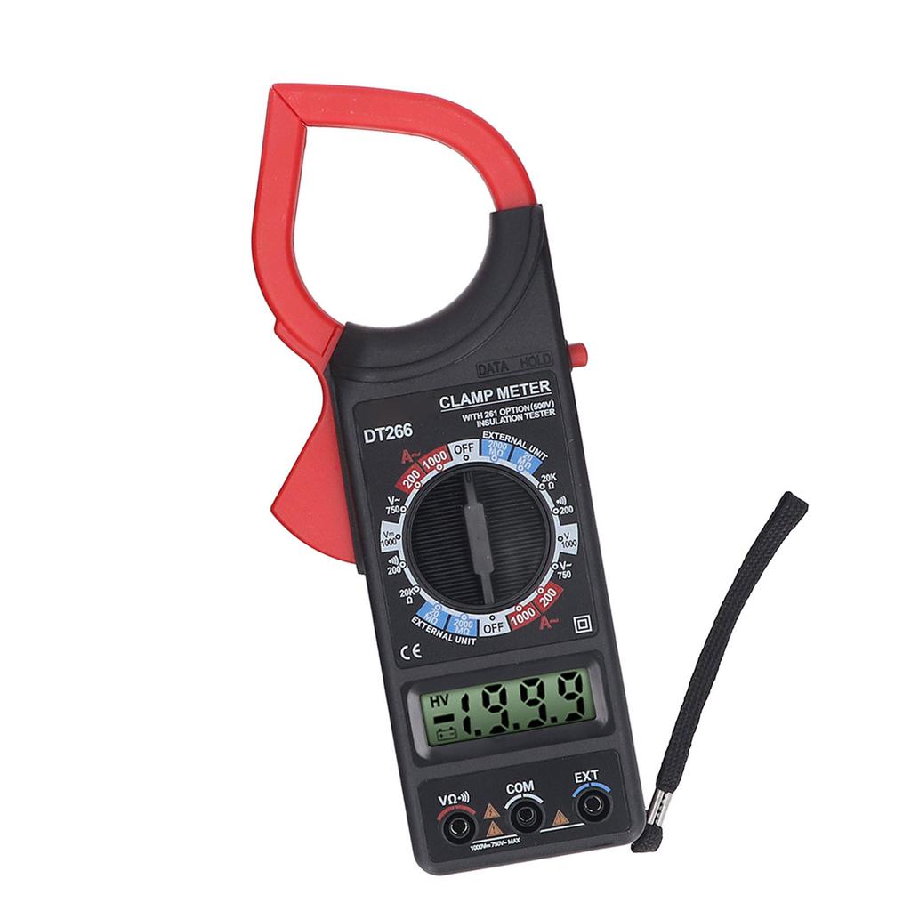 Тестер мультиметра с зажимами, высокая точность, полностью автоматический, 1999 отсчетов, напряжение, ток, резистор, тестер с