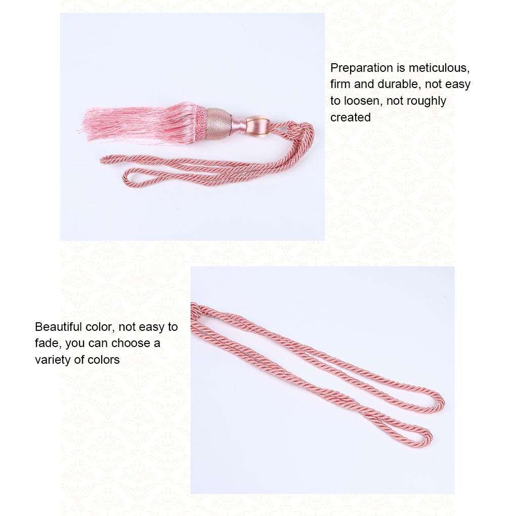 2 шт. полиэстер модная кисточка для штор подхват для украшения дома комнатные аксессуары плетение многоцелевое прочное