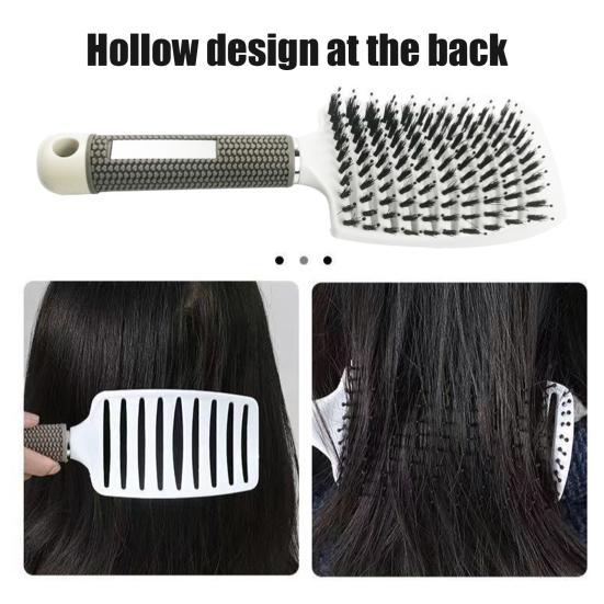 Вентилируемая щетка для волос, портативная антистатическая, тонкая, густая, вьющаяся, длинная, влажная, сухая, плоская щетка для женщин и девочек, массаж кожи головы, укладка волос, распутывание, расческа