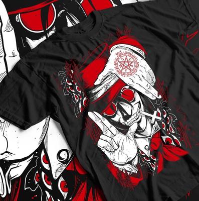 Новая унисекс футболка Ultimate Vampire, футболка аниме Hellsing, графическая футболка Все размеры