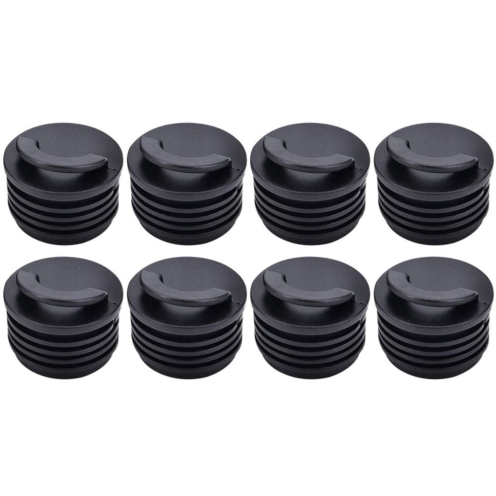 4pcs Black Rubber Kayak 3/4cm Bung Rubber Drain Holes Plugs Scupper Stopper Scupper Holes Plugs