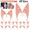20-1 пара Хэллоуин Эльфийские уши Латексные уши для Ангела Хэллоуин Косплей Украшение Маскарадный костюм Фея Фотореквізит для девочек