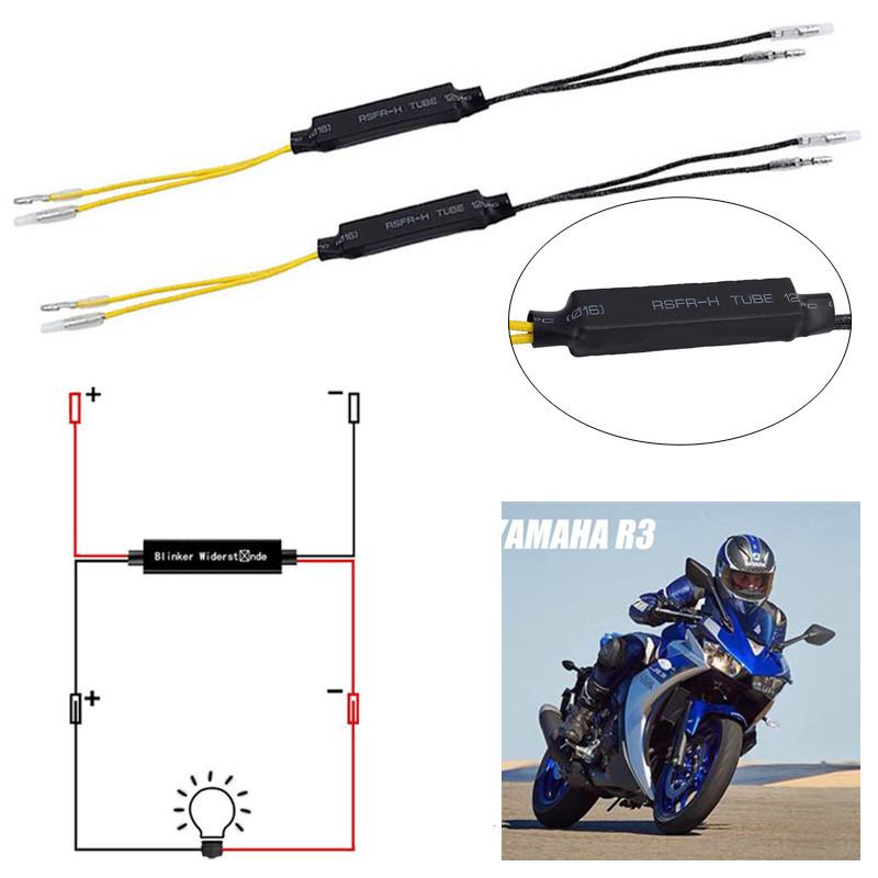 12V 21W Motorcycle LED Turn Signal Decoder Resistance Decoder Resistor Decoder Load Decoding Resistor Repair Parts