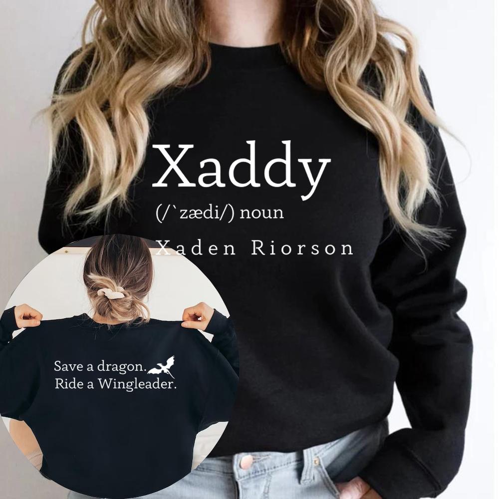 Рубашка Xaddy Толстовка Xaden Fourth Wing Iron Flame Свитер Xaden Basgiath War College Унисекс Толстовка Rider Hoodie Уличная одежда