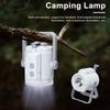 Портативная лампа для кемпинга, лампа для палатки, прожектор SOS, фонарик 3в1, ручная рукоятка, три цвета