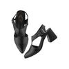 Shoetopia Черные туфли-лодочки с острым носом для женщин и девочек /EU39