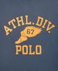 POLO RALPH LAUREN Классический крой Хлопковая футболка с логотипом - Темно-синий