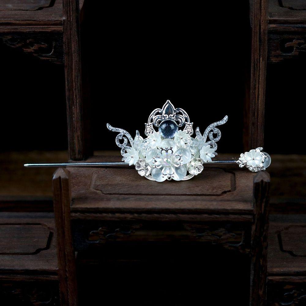 Женский мужской головной убор Circel с цветочным принтом, палочка для волос, аксессуары для волос, заколки для волос в китайском стиле, вилка для волос