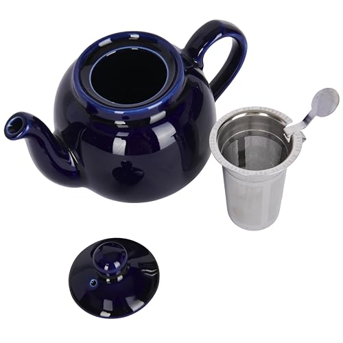 LONDON POTTERY Чайник в деревенском стиле, на 2 чашки, кобальтово-синий, 580001
