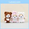 Keychain Adorable Hamster Plush Toy With Soft Pp Cotton For Teens Accessory