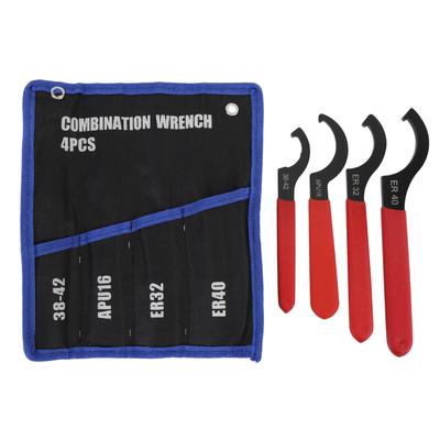 Набор из 4 шт. универсальных ключей для койловеров, регулируемые ключи для амортизаторов APU16 ER32 40 для бизнеса, сантехники, автомобильной промышленности