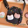 Cute Plush Bear Brooch Fluffy Clothes Badge Lapel Pin Animal Brooches  Girl