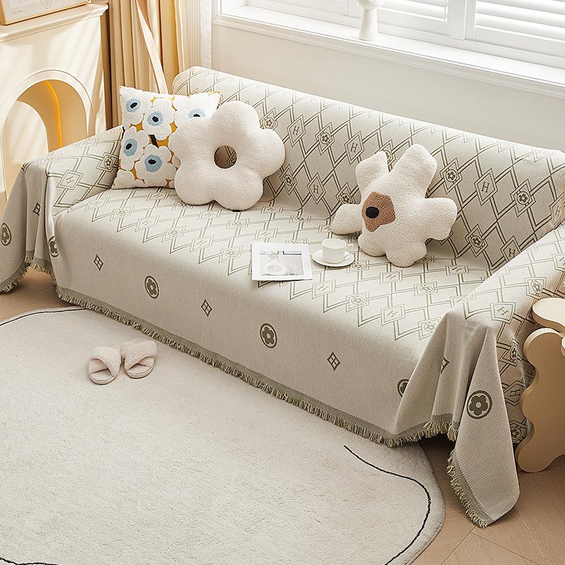 Чехол для дивана из синели, универсальное диванное полотенце, пыленепроницаемый чехол для диванной подушки, защитный чехол от царапин для кошек, диванное одеяло, ковер