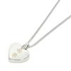 Chanel Heart Design Necklace Unisex necklace Silver Yellow ABH090B23473U7518