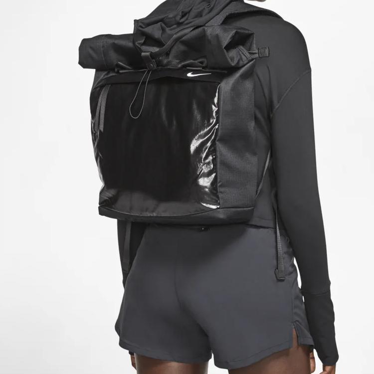 Nike Рюкзак с молнией Radiate Training из полиэстера, унисекс, черный BA6173-010