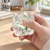 Сенсорная игрушка из ТПР, Рождественский кубик-антистресс, Игрушка-фиджет, Прозрачный сжимаемый мячик с блестками, Индивидуально упакованные игрушки для снятия тревожности