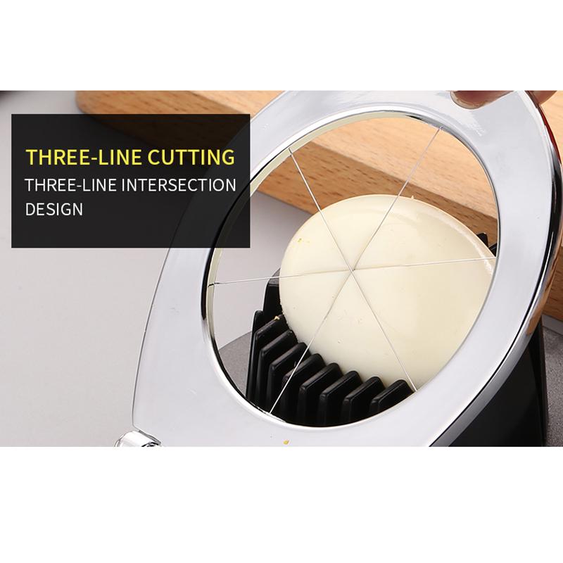 Яйцерезка Инструмент для яиц Дежурный слайсер Клубничный фруктовый гарнир Слайсер 3 стиля нарезки