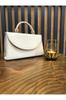 Women's Stylish and Useful Evening Dress Bag Skin Color Satin Fabric Evening Dress Women Bag Handheld and Long Strap Use (Chain Strap)