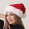 Women Winter Christmas Hat Red Pompom Xmas Hat