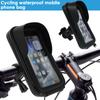 Bike Phone Holder Bag Waterproof Motorcycle Handlebar Bag 360° Rotatable Bicycle Pouch Touch Screen Phone Mount Accessories