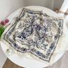 [Silk Scarf Collection] New Silk Scarf Temperament Versatile Velvet Sense Fashion Retro Soft High-end Scarf