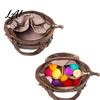 Corduroy Craft Bag Yarn Organizer Tote Knitting Supplies Bag Holder Shoulder Large Capacity Tote for Crochet Hooks & Accessories