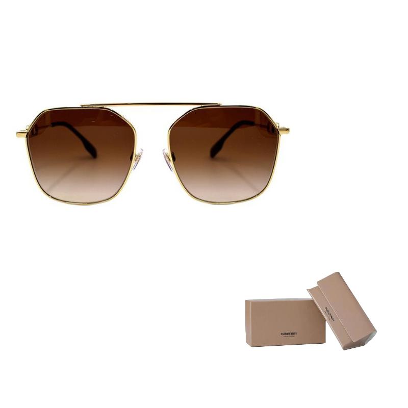 Burberry В. MONOGRAM Серия эксклюзивных логотипов Модные и крутые солнцезащитные очки Сплавная оправа-бровь/Оправа-бровь Солнцезащитные очки Унисекс для пары