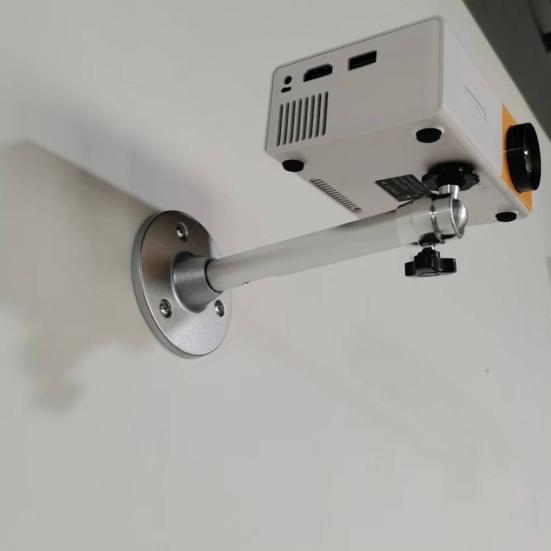 Projector Bracket High 360-Degree Rotatable Ceiling Stability Easy To Install Wall Mount Projector Holder