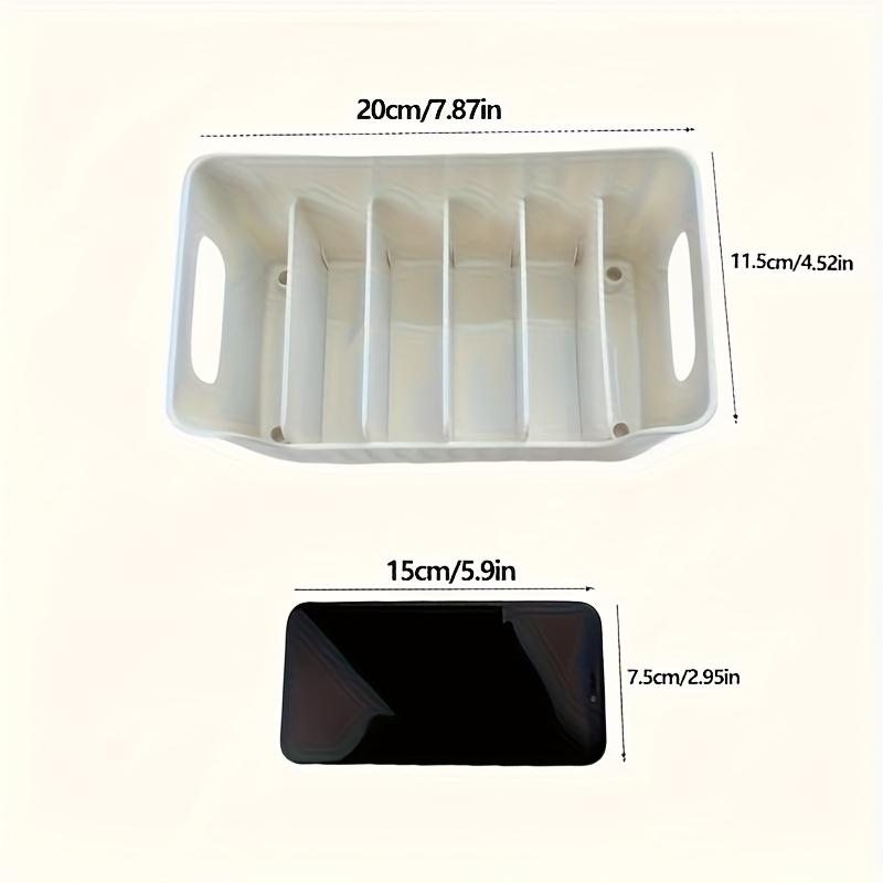 1pc Spice Storage Box, Versatile Kitchen Organizer for Condiments, Snacks & Small Items - Ideal for Countertop Use, Removable Separation Spice Rack