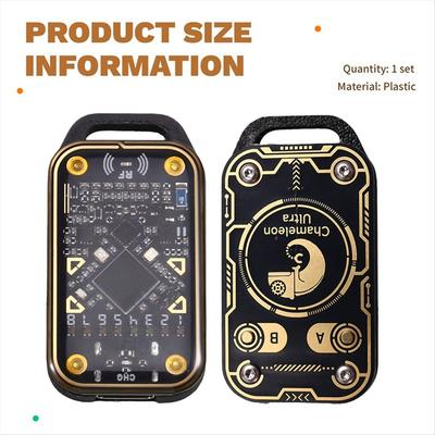 Считыватель RFID-чипов Chameleon Ultra, эмулятор смарт-карт, дупликатор NFC, декодер ID/IC-карт + 4 брелока/карты CUID