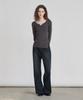 ITOV SEOUL Ribbed V-Neck Knit Ch