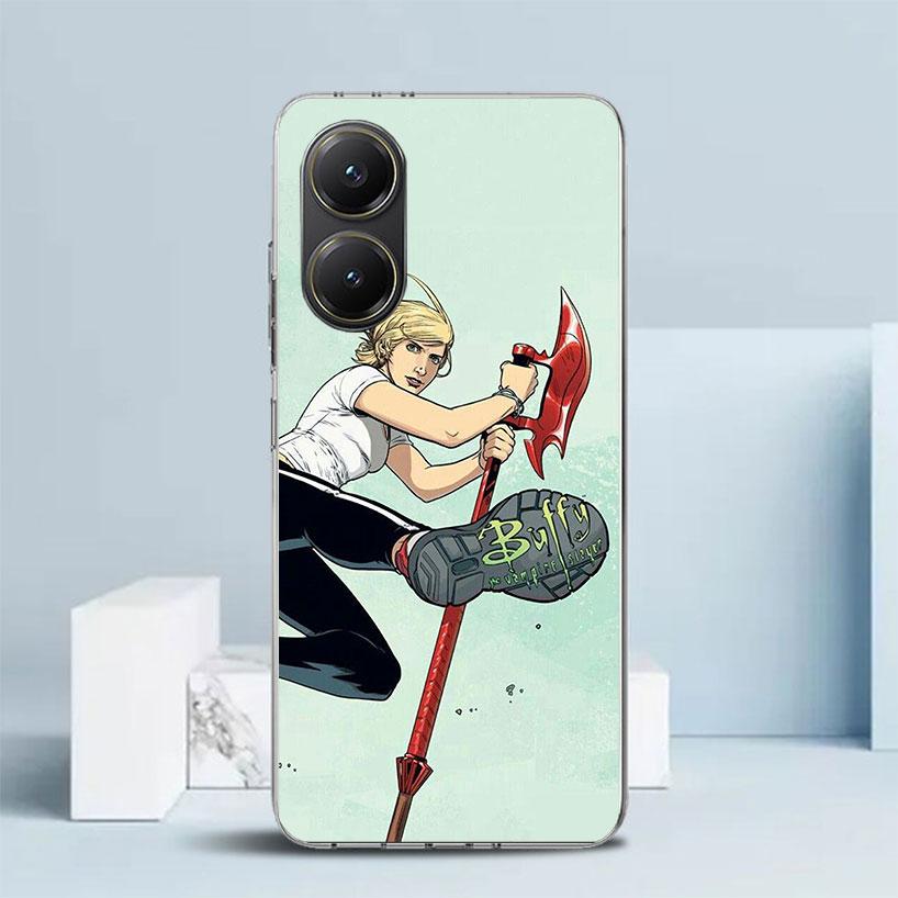 Чехол для телефона Xiaomi Poco F7 Ultra X7 X6 X5 Pro M7, Redmi 15 15C 13 13C 12 12C 10 10C, Баффи Истребительница вампиров, Мягкий чехол, Печать
