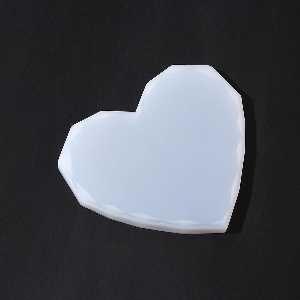 Shaped Cup Mats Silicone  Edge Coaster Mold Resin Casting Mold Pad Clay Tools Tray Mould