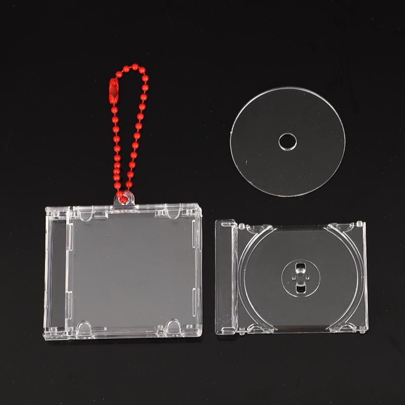 Пустой альбом мини-CD брелок CD-плеер брелок периферийный памятный альбом брелок для ключей для DIY рюкзак кулон