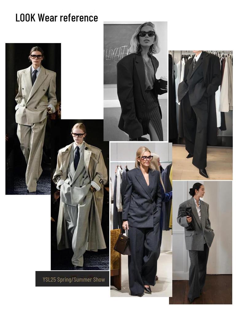 Женский пиджак Louvre Spring Parisian Style с широкими плечами