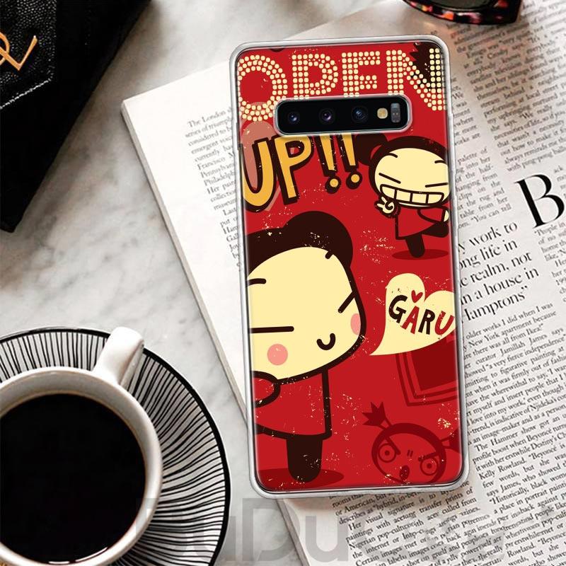 Милый Мультяшный Чехол Pucca Garu Для Samsung Galaxy M12 M21 M30S M31 M32 Чехол Для Телефона M51 M52 Note 20 Ultra 10 Plus 9 8 J4 J6 + J8 M1