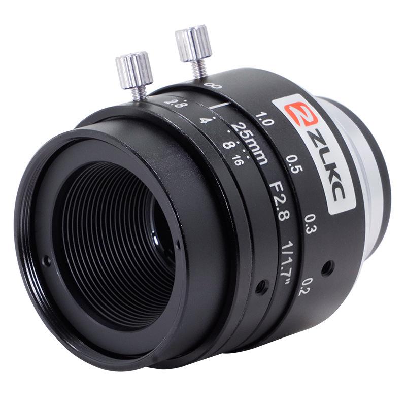 ZLKC 25 мм с низкими искажениями C-Mount объектив LM2528MP12 для машинного зрения