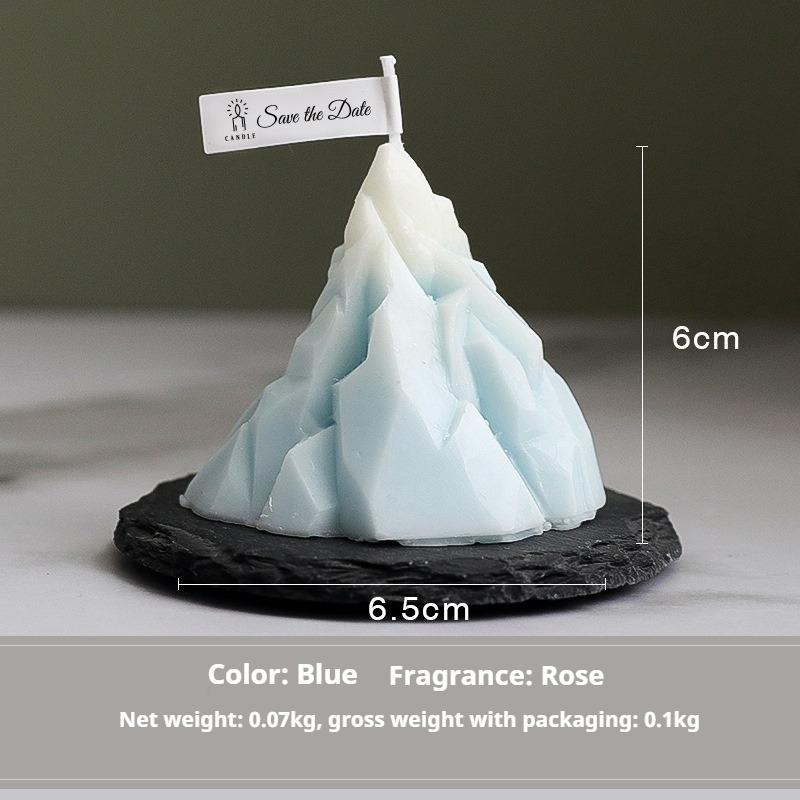 Ароматические свечи Айсберг Креативные подарки Украшения ручной работы Декоративные ароматические свечи