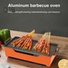 BBQ Grill Aluminum Alloy Insulation Furnace Commercial Hot String Heating Plate Wooden House Candle Barbecue Oven for Homemade Bread