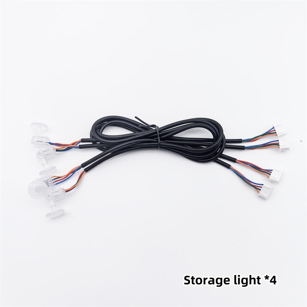 For Car Ambient Light Strip 64 RGB Color Acrylic Strips Full Colors Car Interior Replacement Accessories Neon Lights 4
