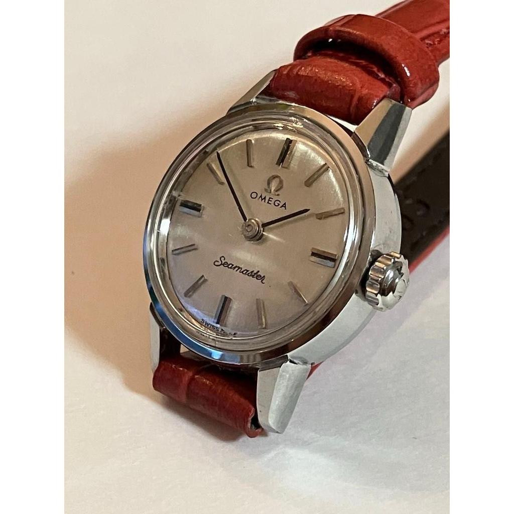 Б/у женские часы OMEGA Omega Seamaster антикварные из нержавеющей стали с ручным заводом, корпус в комплекте