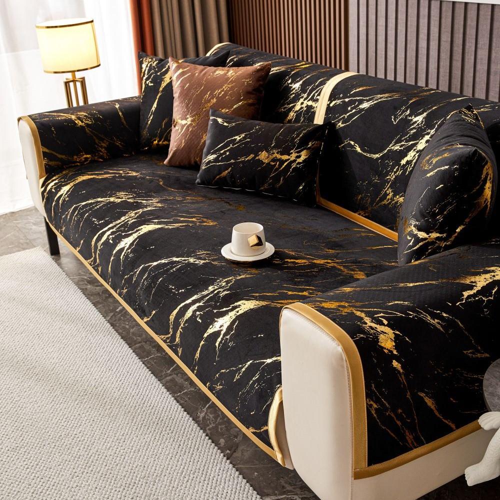Чехол для дивана Four Seasons New European style Gold Edge, подушка для сиденья, современный простой нескользящий чехол для дивана